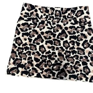 Leopard Print Mini Skirt‎ Animal Print Short Skirt Party Cocktail